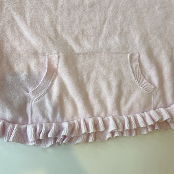 Lilly Pulitzer Girls Hani Poncho Frosted Pink Knit - Picture 5 of 10